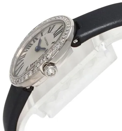 Cartier Baignoire wb520027 18.8mm White gold Silver 3