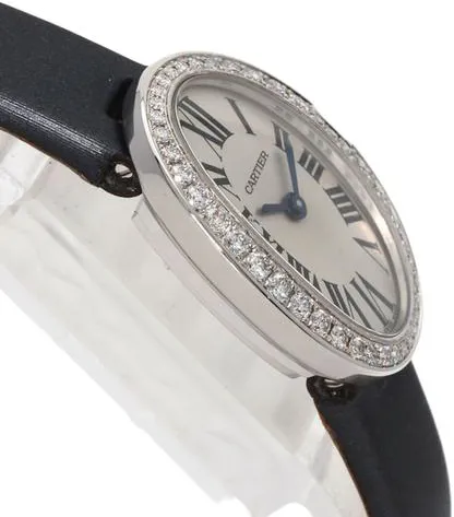 Cartier Baignoire wb520027 18.8mm White gold Silver 4