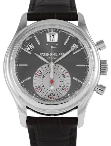 Patek Philippe Annual Calendar Chronograph 5960P-001 40.5mm Platinum Gray