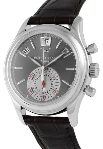 Patek Philippe Annual Calendar Chronograph 5960P-001 40.5mm Platinum Gray 1