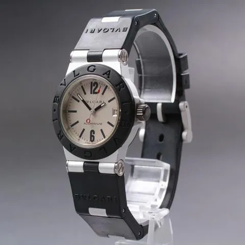 Bulgari Diagono AL 32 TA 32mm Aluminium White 2