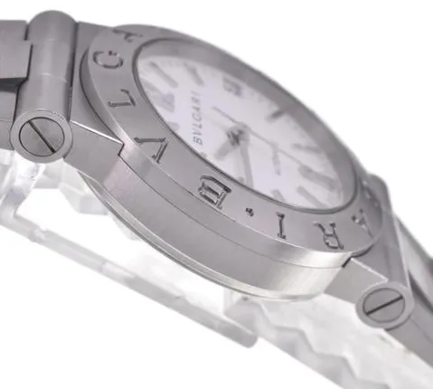 Bulgari Diagono LCV 29 S 29mm Stainless steel White 3