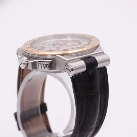 Bulgari Diagono DGP42SGCH 42mm Yellow gold and Stainless steel Silver 9