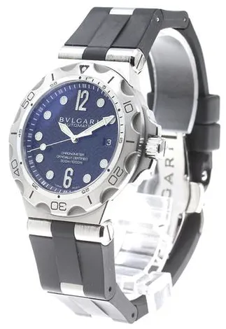 Bulgari Diagono DP42SSD 42mm Stainless steel Black 1