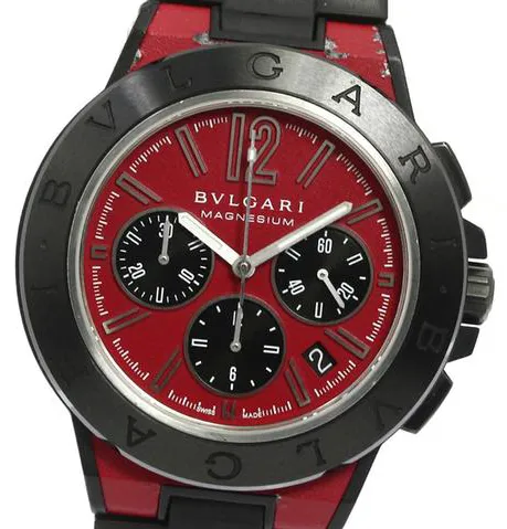 Bulgari Diagono DG42SMCCH 43mm Ceramic Red