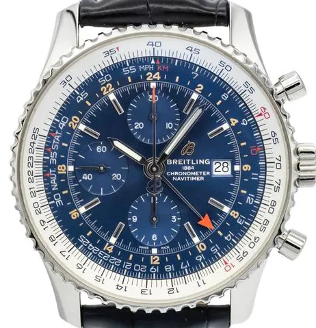 Breitling Navitimer A24322 46mm Stainless steel Blue