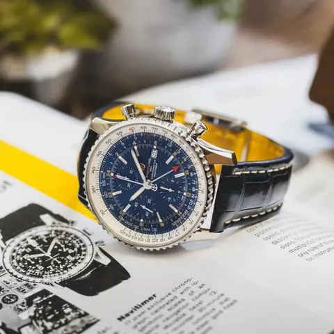 Breitling Navitimer A24322 46mm Stainless steel Blue 1