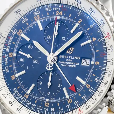 Breitling Navitimer A24322 46mm Stainless steel Blue 3