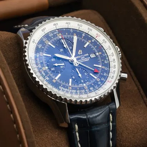 Breitling Navitimer A24322 46mm Stainless steel Blue 10