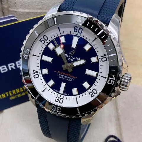 Breitling Superocean A17376211C1S1 44mm Stainless steel Blue