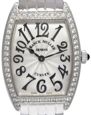 Franck Muller Cintree Curvex 1752 QZ DP 25mm Stainless steel Silver