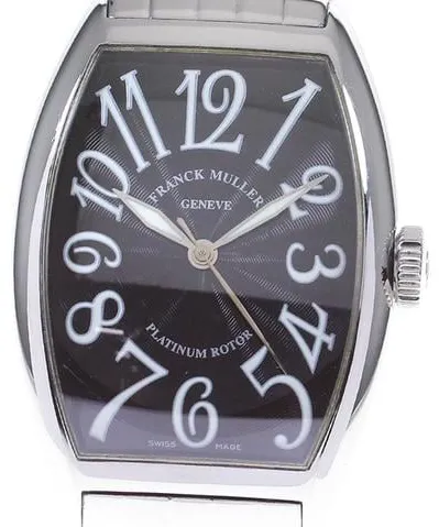 Franck Muller Cintree Curvex 5850 SC 32mm Stainless steel Black