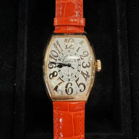 Franck Muller Cintree Curvex 5850 SC REL HO 32mm Rose gold Silver