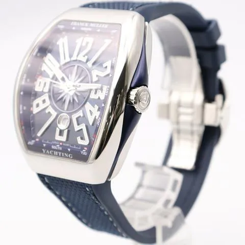 Franck Muller Vanguard V 45 SC DT 47mm Stainless steel Blue 5