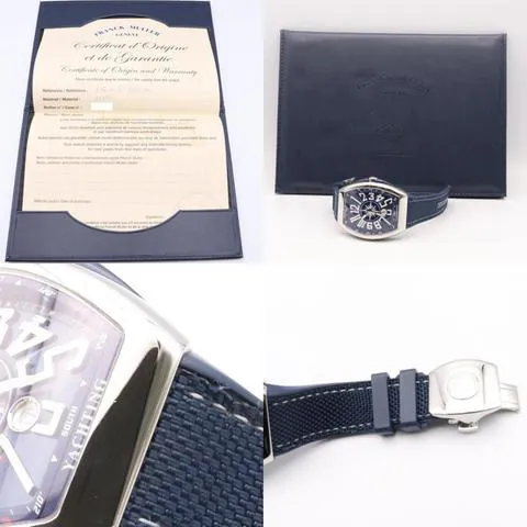 Franck Muller Vanguard V 45 SC DT 47mm Stainless steel Blue 9