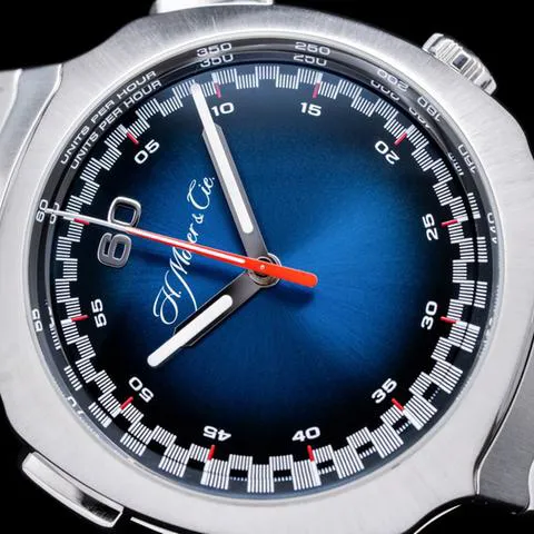 H. Moser & Cie. Streamliner 6902-1201 42.5mm Stainless steel Blue 4