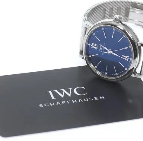 IWC Portofino IW357404 34mm Stainless steel Blue 1