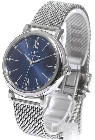 IWC Portofino IW357404 34mm Stainless steel Blue 2