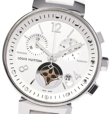 Louis Vuitton Q8G00 35mm Stainless steel Silver