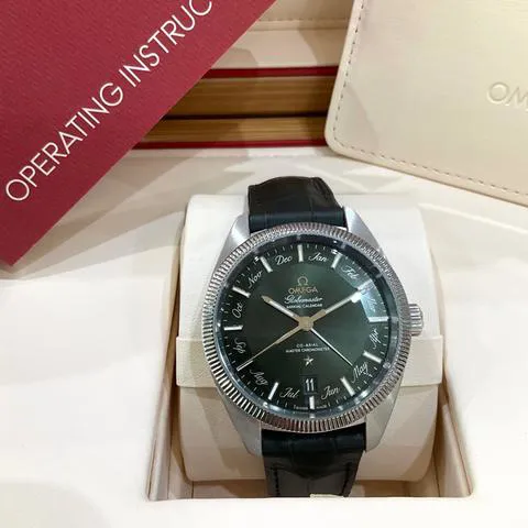 Omega Globemaster 130.33.41.22.10.001 41mm Stainless steel Green 1