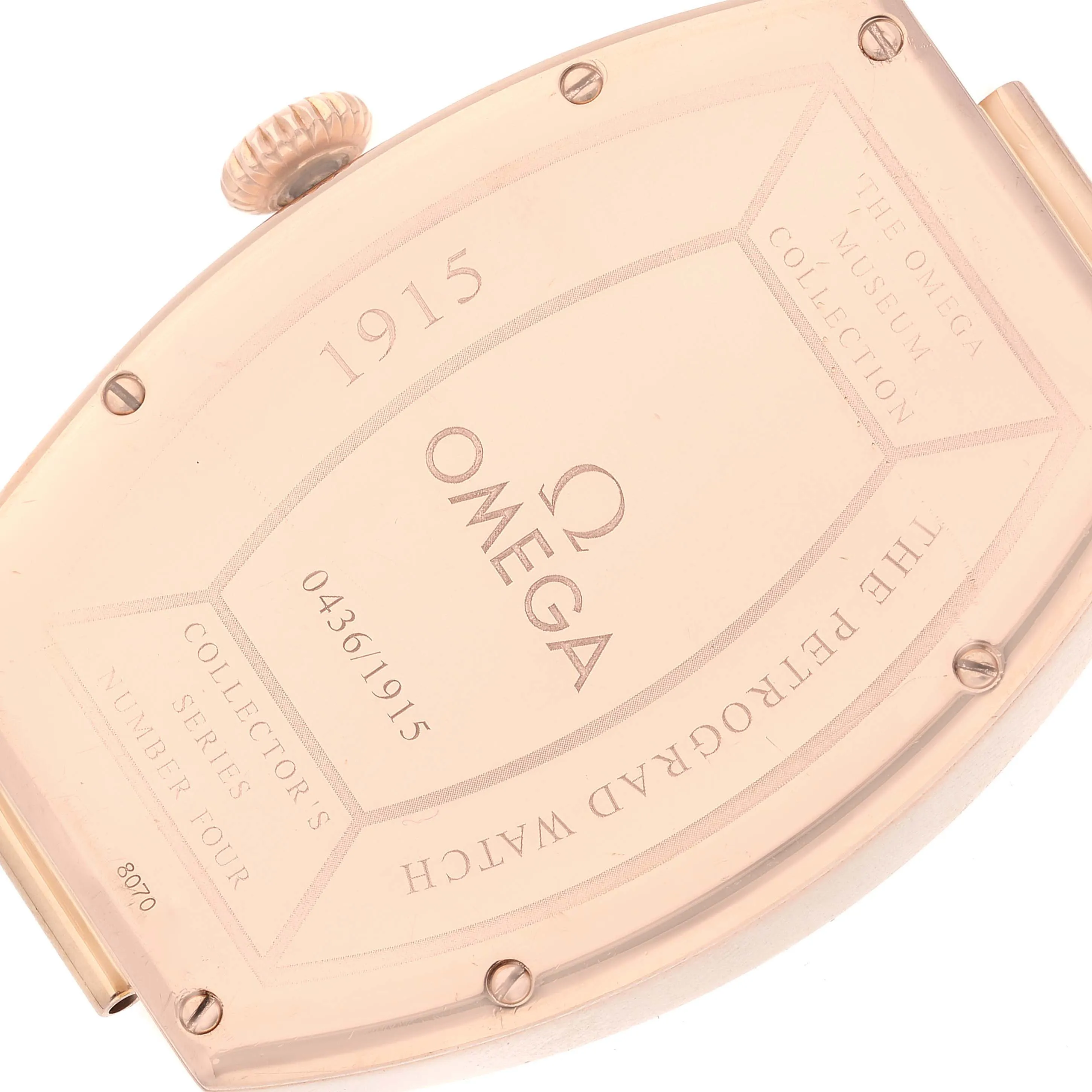 Omega Museum 5703.30.01 32.5mm Rose gold and 18k rose gold Silver 5