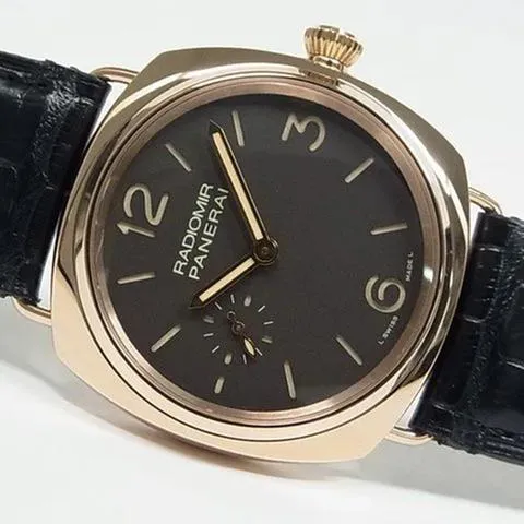 Panerai Radiomir PAM 00439 42mm Rose gold Brown