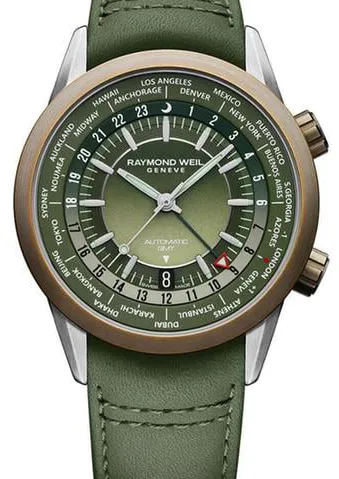 Raymond Weil Freelancer 2765-SBC-52001 40.5mm Stainless steel Green