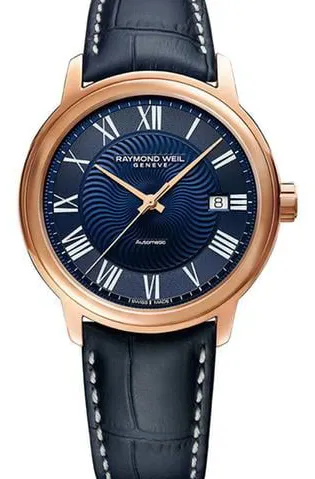 Raymond Weil Maestro 2237-PC5-00508 39.5mm Rose gold Blue