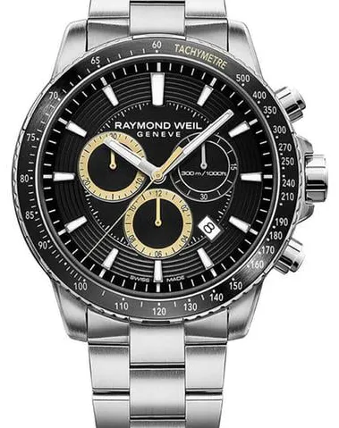 Raymond Weil Tango 8570-ST1-20701 43mm Stainless steel Black