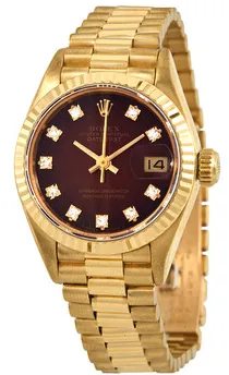 Rolex Datejust 69178CDP 26mm Yellow gold Red