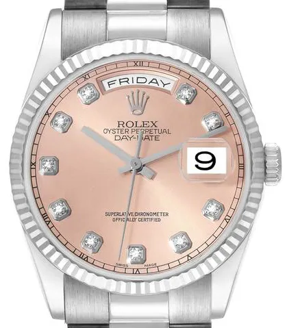 Rolex Day-Date 36 118239 36mm White gold Rose