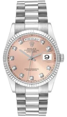 Rolex Day-Date 36 118239 36mm White gold Rose 2