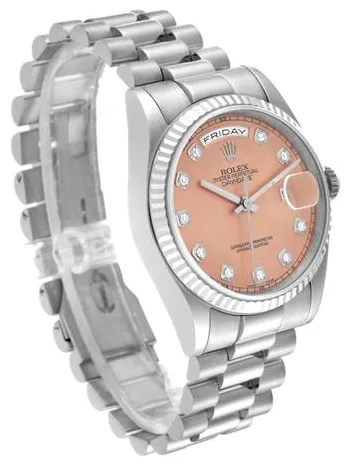 Rolex Day-Date 36 118239 36mm White gold Rose 6