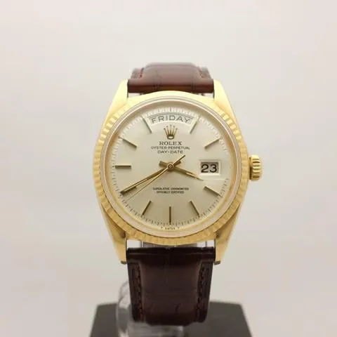 Rolex Day-Date 36 1803 36mm Yellow gold Silver