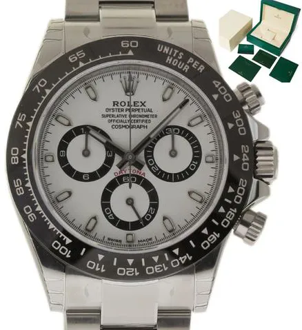 Rolex Daytona 116500 40mm Stainless steel White