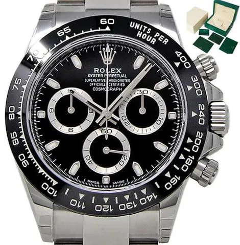 Rolex Daytona 116500 40mm Stainless steel Black