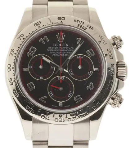 Rolex Daytona 116509 40mm White gold Black