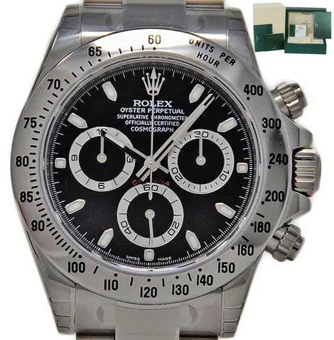 Rolex Daytona 116520 40mm Stainless steel Black