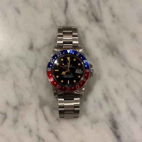 Rolex GMT-Master 16750 40mm Stainless steel Black