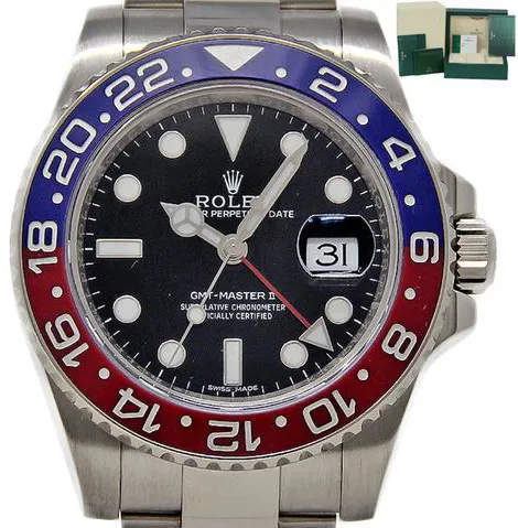 Rolex GMT-Master II 116719BLRO 40mm White gold Black