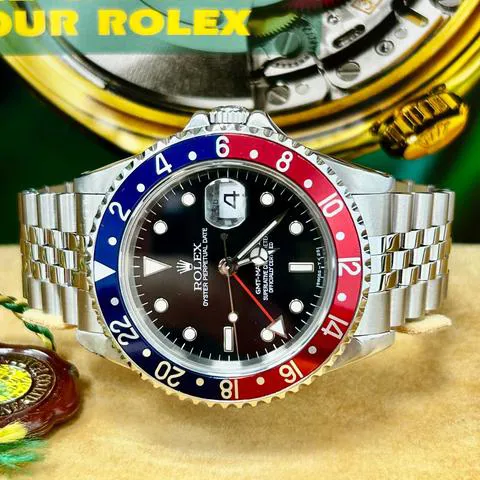 Rolex GMT-Master II 16710 40mm Stainless steel Black