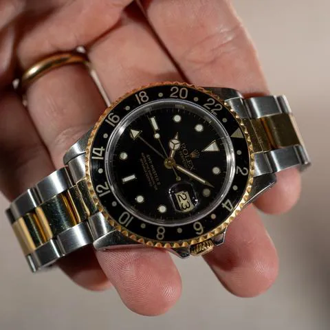 Rolex GMT-Master II 16713 40mm Yellow gold and Stainless steel Black 2