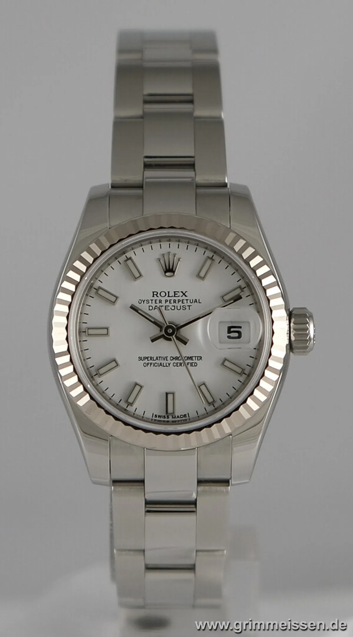 Rolex Lady-Datejust 179174 26mm Stainless steel White 1