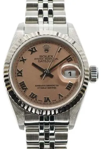 Rolex Lady-Datejust 79174 26mm Yellow gold and Stainless steel Blue