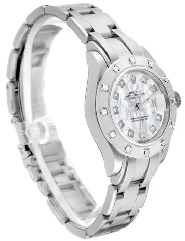 Rolex Lady-Datejust Pearlmaster 80319 29mm White gold Mother-of-pearl 4