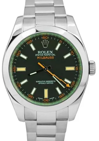 Rolex Milgauss 116400 40mm Stainless steel Black