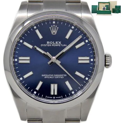 Rolex Oyster Perpetual 41 124300 41mm Stainless steel Blue