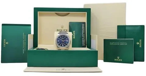 Rolex Oyster Perpetual 41 124300 41mm Stainless steel Blue 5