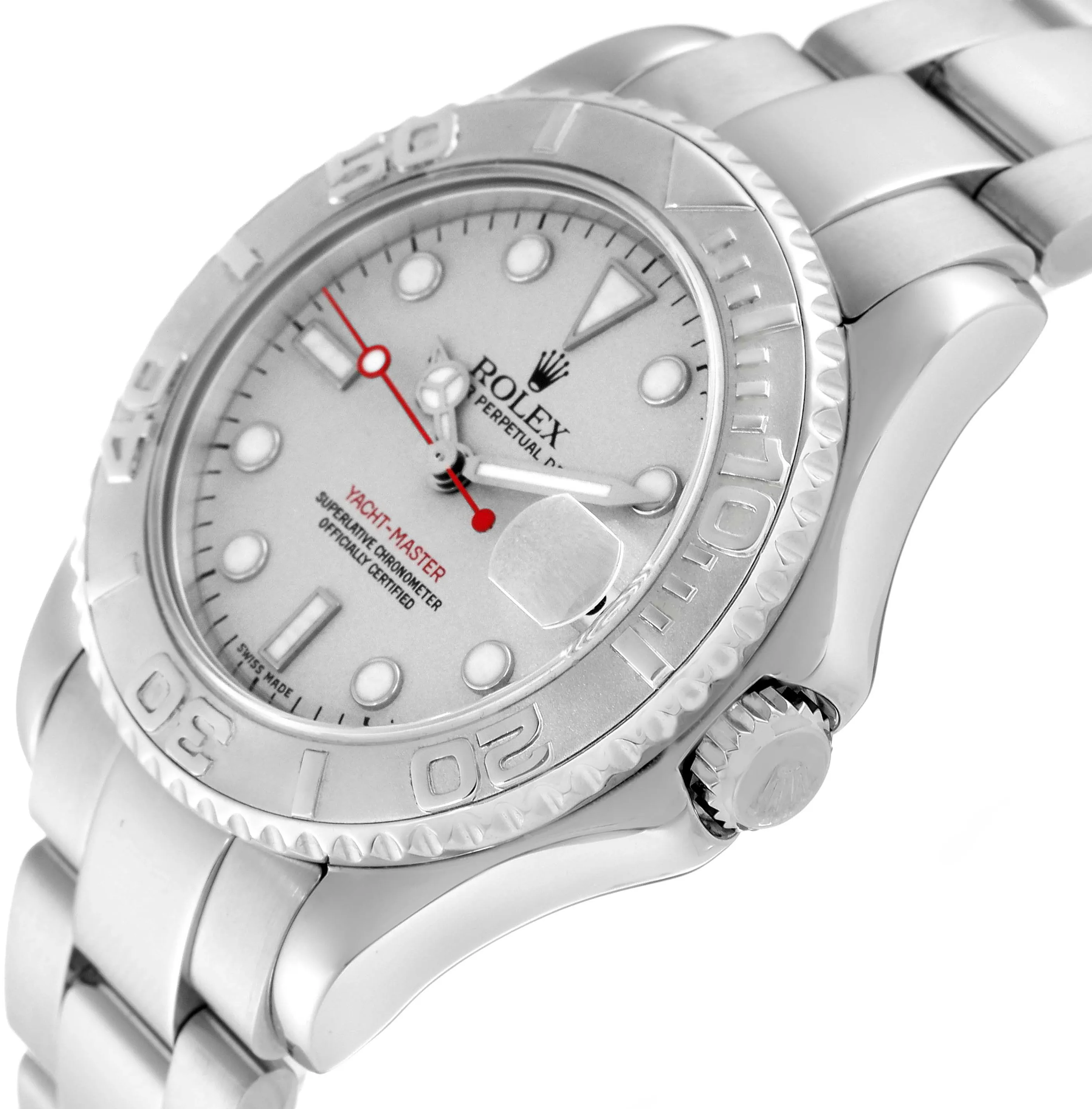 Rolex Yacht-Master 168622 35mm Stainless steel Silver 4