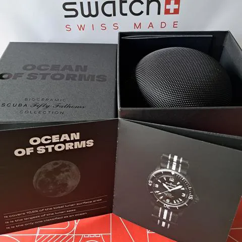 Swatch Scuba Fifty Fathoms SO35B400 42.5mm Ceramic Black